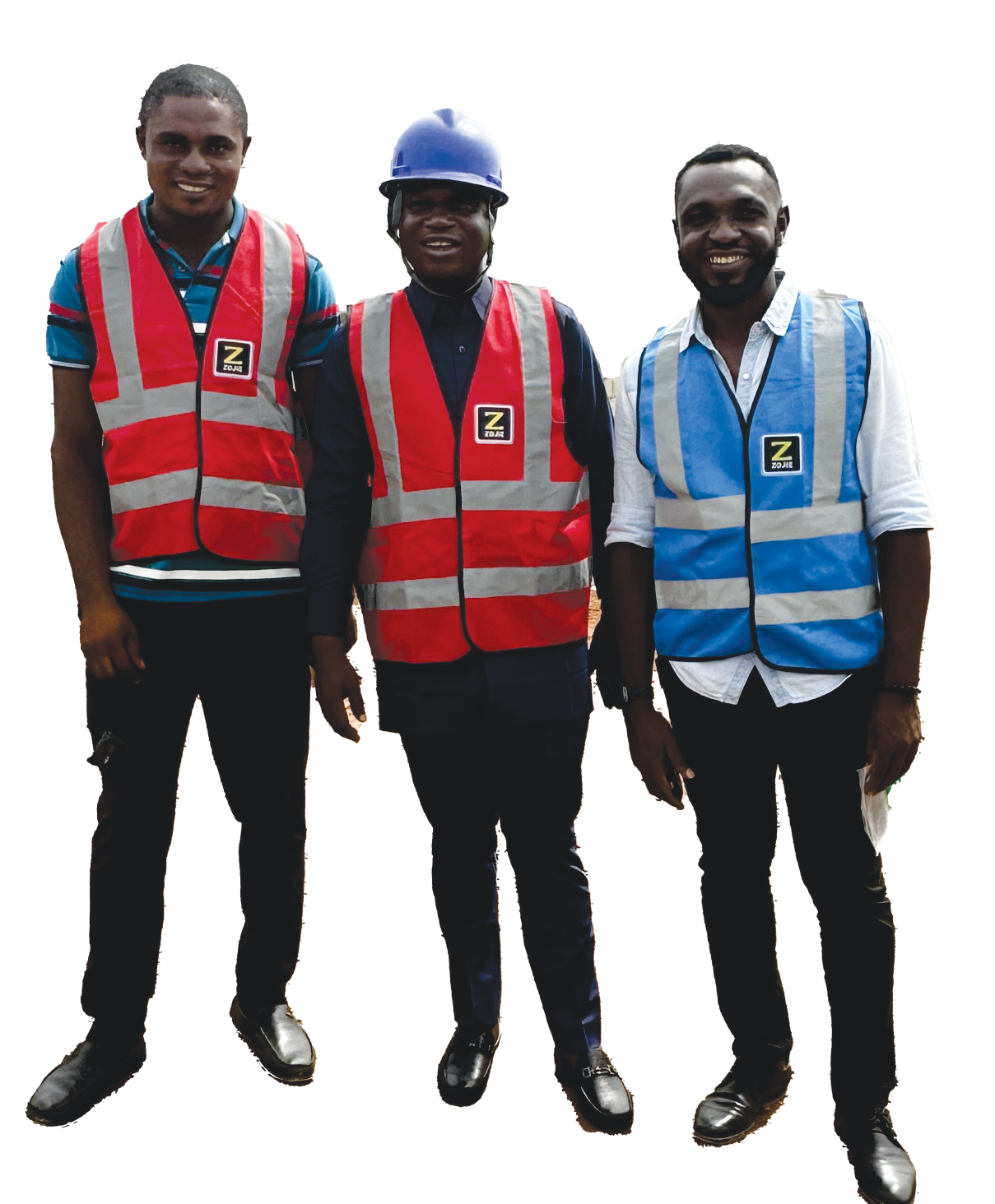 Team in Safety Vests